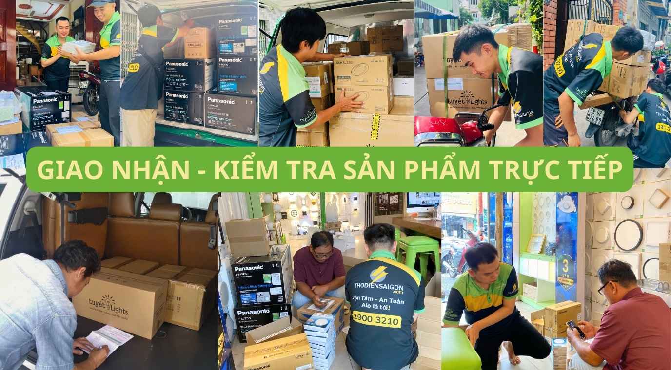 Giao nhận kiểm tra sản phẩm trực tiếp